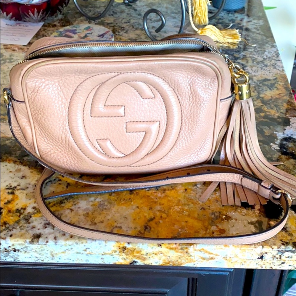 Gucci soho disco crossbody camella